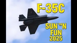 Stealth Power: F-35C Lightning II Flight Demo in Lakeland, Florida