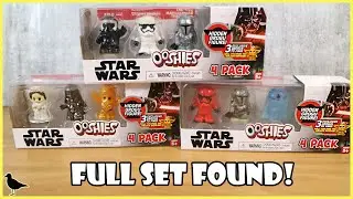 Star Wars Ooshies 4 Pack Opening! Complete Set! Exclusive Grogus! | Birdew Reviews
