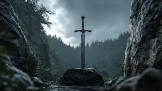 Whispering Rain Around Ancient Blade | Medieval Fantasy Ambience