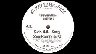 Information Society - Running (Body-Sex-Remix) Vinyl 1988 (Fefe DJ Flash House 12