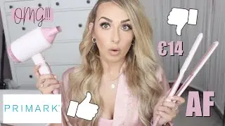 TESTING PENNEYS/PRIMARK AF HAIR DRYER & STRAIGHTNER