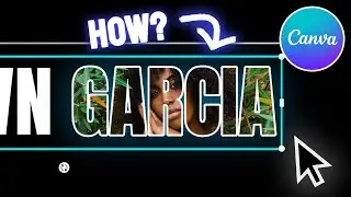 How to use Canva to Mask Images on Text (Canva Tutorial)