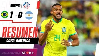 Victoria agonica de Brasil y lidera la fase de grupos