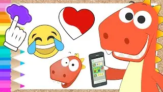 Learn with Eddie how to Color Emojis for your mobile 😂❤️ Eddie colors in Emojis