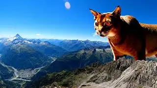 [AI] Giant Abyssinian on the mountain