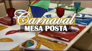 MESA POSTA DE CARNAVAL TEMÁTICA DE FREVO