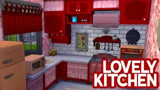 Lovey Dovey Kitchen | Inspired by Lovestruck | Sims 4 Speed Build (NO CC)