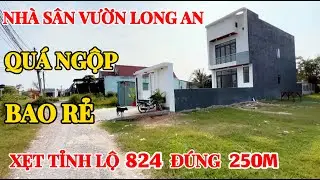 Bán nhà sân vườn Long An . Giá rẻ .