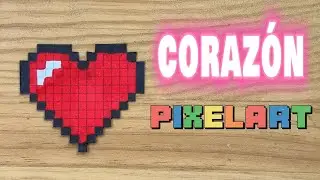 CORAZ&Oacute;N  MUY F&Aacute;CIL tutorial PIXEL ART.