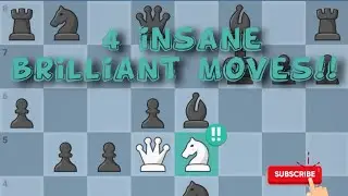 4 INSANE Brilliant Moves in Petrov's Defense | Petrov&rsquo;s Defense Magic #chess 
