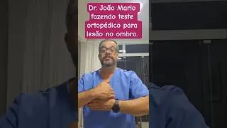 Teste ortop&eacute;dico para les&atilde;o no ombro.