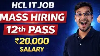 HCL TechBee Programme 2026 | 12th Pass IT Job | Earn While You Learn | Full Details