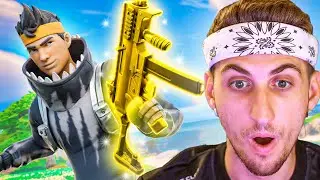 *MYTHIC* STINGER SMG ONLY Challenge in Fortnite! (Season 4)