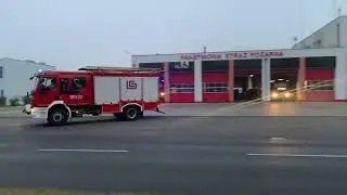 Wyjazd Alarmowy Plutonu w składzie GBA, GBARt oraz SCRt z JRG Leszno 