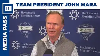 Team President John Mara Recaps Free Agency Moves | New York Giants