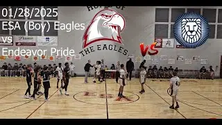 Boys 12th Basketball Game 2024-25 Season Envision Science Academy Eagles vs Endeavor Pride