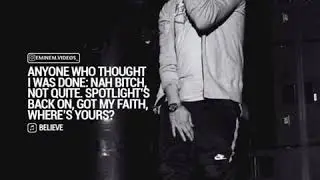 Eminem - believe (oficial audio)