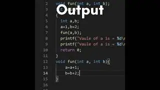 Call by value vs Call by referance | #shorts #programming #coding