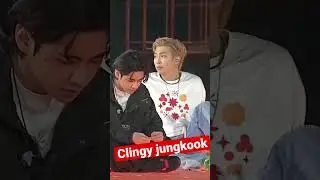 Jungkook is clingy #viral #kpopworldwide #jungkook