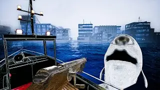 🔴LIVE | Fishing For Creepy Human Like Fish In A Flooded City | UMIGARI | ウミガリ by Chilla's Art Ep. 2