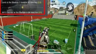 Land at the Stadium 3 times in br matches | Kill 5 enemies at the Stadium in br matches