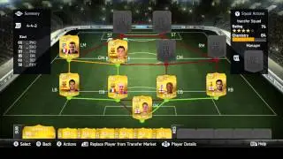 FIFA 15 | 50k squad builder