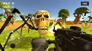 Spider Hunter Amazing City 3D (HMG vs Robot Spiders, Skull Spiders) Gameplay #5
