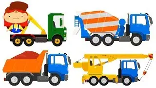 Episodi della Dottoressa McWheelie. Le macchine operatrici. Cartoni animati per bambini.