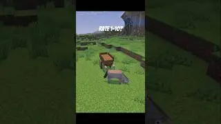 Simple Wagon Idea!# minecraft #ideas
