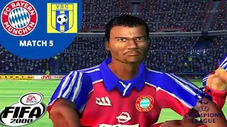 FIFA 2001 - FC Bayer M&uacute;nich vs Utrecht fc  - Ps2 gameplay  (UEFA CHAMPIONS LEAGUE 2000)