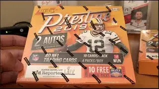 2019 Panini Prestige Football Premium Box Break Retail 2 Autos (Cardoftheday1)