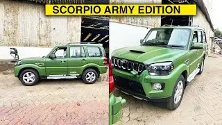 ARMY Edition Mahindra Scorpio Classic 1850 Scorpio to be delivered