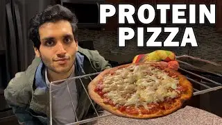 LOW CALORIE PROTEIN PIZZA || Real, Homemade, Healthy Pizza Crust