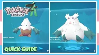 How To Evolve Snover Into Abomasnow In Pokemon Legends ZA | Quick Guide