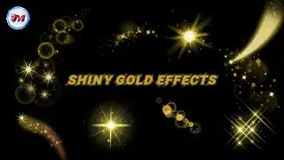 GREEN SCREEN SHINY GOLD EFFECTS