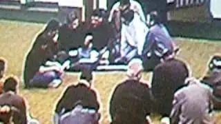 Luthfe Hasan Naqvi reciting marsia in Idara E Jaferia.