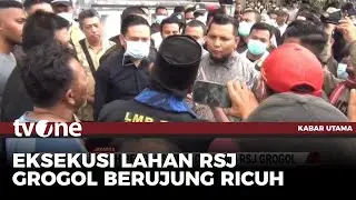 Penggusuran Rumah Warga di Lahan RSJ Grogol Diwarnai Ricuh | Kabar Utama tvOne