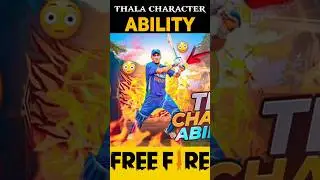 OMG 😱 NEW THALA CHARACTER ABILITY TEST 🤯🔥