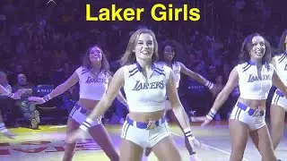 Laker Girls (Los Angeles Lakers Dancers) - NBA Dancers - 1/1/2020 4th QTR dance performance