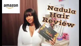 BEST AFFORDABLE BRAZILIAN STRAIGHT BOB WIG WITH BANGS |FT. AMAZON NADULA HAIR