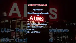 Day 7/100 Norcet Exame PYQ #shorts #youtubeshorts #ytshorts #norcet #aiims #aiimsdelhi