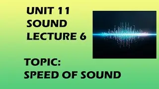 Speed of Sound || Sound ||Unit#11||Class10||Lecture#6 #physicsbyghulammustafa