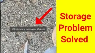How To Fix USB storage is running out of space problem solve in camera | Redmi 7.8.9i.10t pro