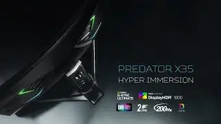 Predator X35 Curved HDR Gaming Monitor &ndash; Hyper Immersion | Predator
