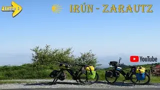 Camino de Santiago en bicicleta. Camino del Norte. Etapa 1 Irún - Zarautz