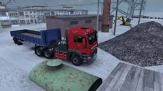 541 / ETS 2 V1.38 /  Суровая Россия. Сибирь R8 / MAN TGS 6X6/ ЭПИЛОГ / Оха - Уэлен.