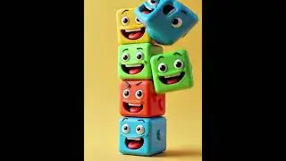 Colorful Monster Cubes  Creepy Cute Fun