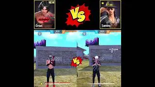 ORION VS SANTINO CHARACTER 🆚💫 CHARACTER ABILITY TEST | FREE FIRE CHARACTER VERSUS #freefire #shorts