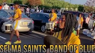 Selma Saints Band Of Blue (AL) Marching Out 2023 Rocket City Gym Jam Battle Of The Bands