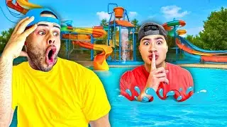 ЭКСТРЕМАЛЬНЫЕ ПРЯТКИ В АКВАПАРКЕ!